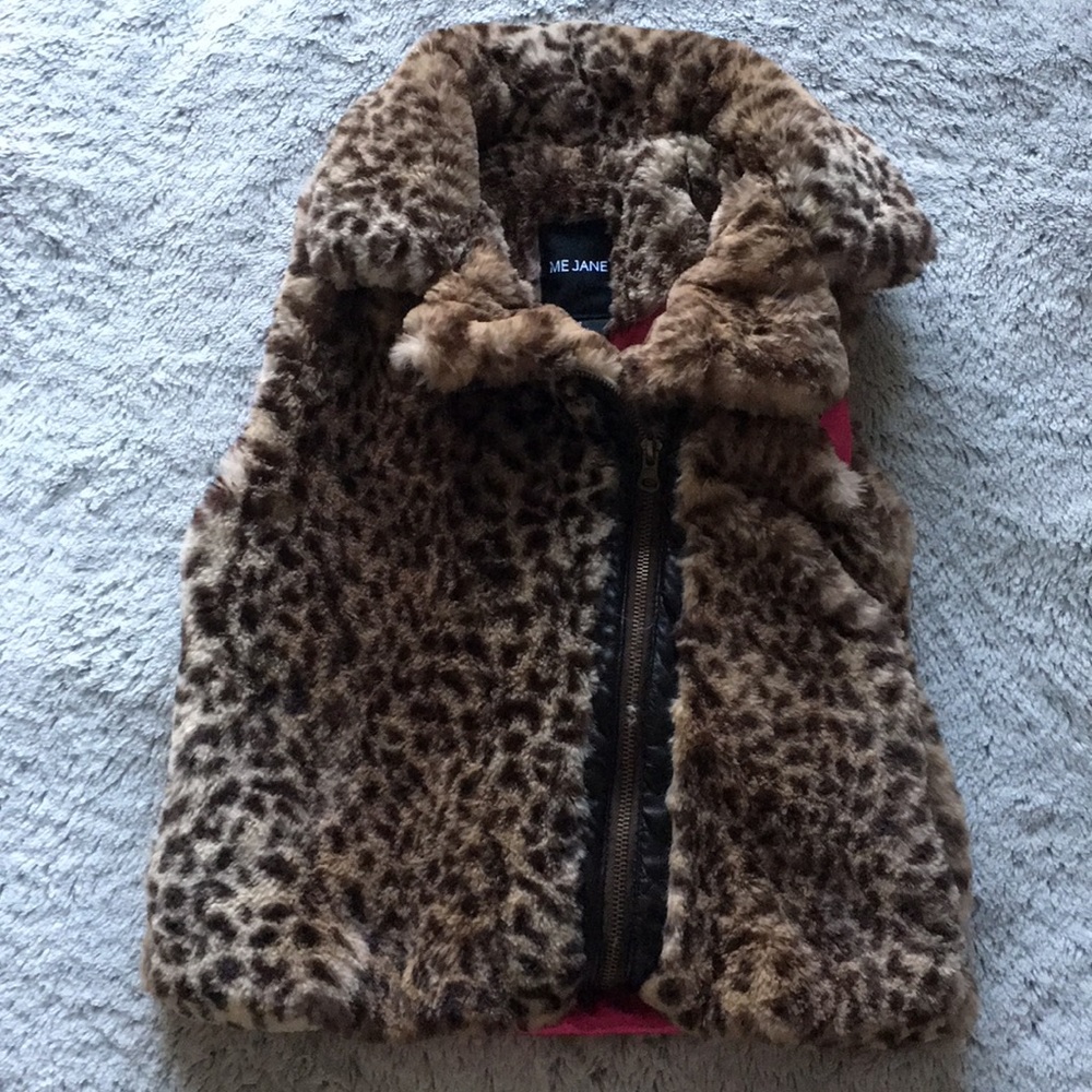 💕 Leopard Faux Fur Vest 💕